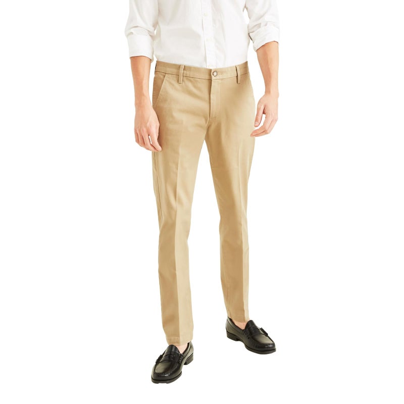 Dockers Men's Workday Khaki Slim Fit with Smart 360 Flex, New British Khaki, 32W x 29L - Image 2